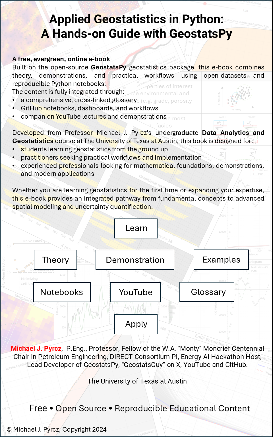 Applied Geostatistics in Python back cover
